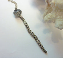 Load image into Gallery viewer, Tentacles Pendant, Octopus, Lace Agate Bead