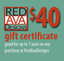 Load image into Gallery viewer, Gift Certificate (Any Value) for RedAvaDesigns