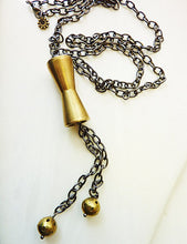 Load image into Gallery viewer, Pendulum Lariat Necklace