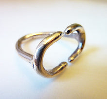Load image into Gallery viewer, Double Arch Ring, Worn by Juno Temple, Bronze or Sterling Silver