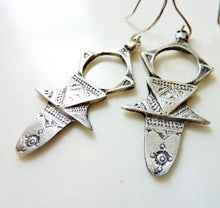 Load image into Gallery viewer, Nomad Earrings, Bronze or Sterling Silver Tuareg-Style Earrings
