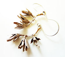 Load image into Gallery viewer, Wildflower Branch Earrings, Bronze or Sterling Silver