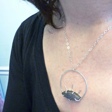 Load image into Gallery viewer, Labradorite Eye of the Sun Pendant