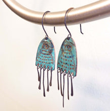 Load image into Gallery viewer, Eye of Providence Enamel Earrings