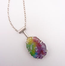 Load image into Gallery viewer, Rainbow Solar Quartz Pendant