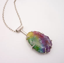 Load image into Gallery viewer, Rainbow Solar Quartz Pendant