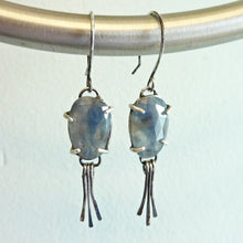 Load image into Gallery viewer, Sapphire Fringe Earrings