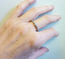 Load image into Gallery viewer, Twig Ring, Bronze or Sterling Silver