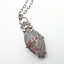 Load image into Gallery viewer, Evil Eye Rhyolite Pendant, Sonoran Dendritic Rhyolite Jasper