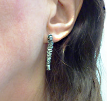 Load image into Gallery viewer, Tentacle Stud Earrings With Cubic Zirconia