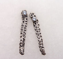 Load image into Gallery viewer, Tentacle Stud Earrings With Cubic Zirconia