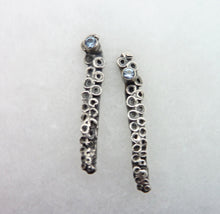 Load image into Gallery viewer, Tentacle Stud Earrings With Cubic Zirconia