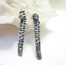 Load image into Gallery viewer, Tentacle Stud Earrings With Cubic Zirconia