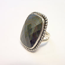 Load image into Gallery viewer, Blue Tiger Eye Ring, Size 6