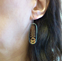 Load image into Gallery viewer, Art Deco Tree Earrings