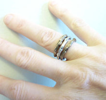 Load image into Gallery viewer, Twig Ring, Bronze or Sterling Silver