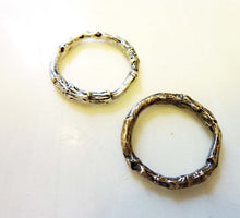 Load image into Gallery viewer, Twig Ring, Bronze or Sterling Silver