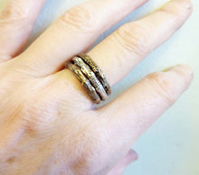 Load image into Gallery viewer, Twig Ring, Bronze or Sterling Silver