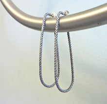 Load image into Gallery viewer, XO Hoop Earrings, Sterling Silver