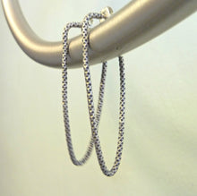 Load image into Gallery viewer, XO Spear Earrings, Oxidized Sterling Silver