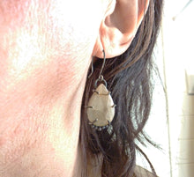 Load image into Gallery viewer, Rosecut Yellow Sapphire Earrings