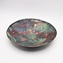 Load image into Gallery viewer, Galaxy Bowl, Hand Forged and Enameled Copper, OOAK
