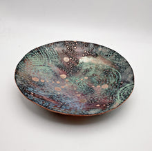 Load image into Gallery viewer, Galaxy Bowl, Hand Forged and Enameled Copper, OOAK
