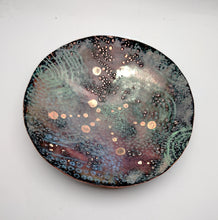 Load image into Gallery viewer, Galaxy Bowl, Hand Forged and Enameled Copper, OOAK
