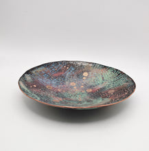 Load image into Gallery viewer, Galaxy Bowl, Hand Forged and Enameled Copper, OOAK
