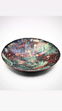 Load image into Gallery viewer, Galaxy Bowl, Hand Forged and Enameled Copper, OOAK
