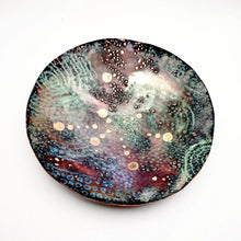 Load image into Gallery viewer, Galaxy Bowl, Hand Forged and Enameled Copper, OOAK
