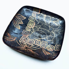 Load image into Gallery viewer, Tropicalia Dish, Enamel on Copper, OOAK
