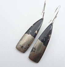 Load image into Gallery viewer, Apache Gold Long Triangle Earrings
