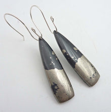 Load image into Gallery viewer, Apache Gold Long Triangle Earrings
