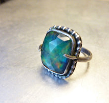 Load image into Gallery viewer, Aurora Opal Beaded Ring, Size 8 1/2
