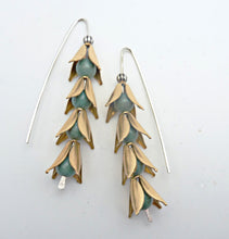 Load image into Gallery viewer, Bellflower Turquoise Earrings
