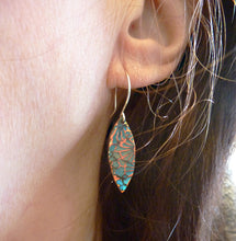 Load image into Gallery viewer, Midori Champleve Enamel Floral Earrings
