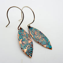 Load image into Gallery viewer, Midori Champleve Enamel Floral Earrings
