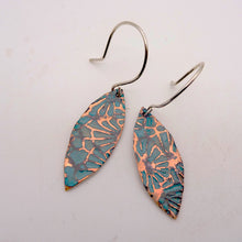 Load image into Gallery viewer, Midori Champleve Enamel Floral Earrings
