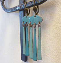 Load image into Gallery viewer, Enamel Fringe Earrings

