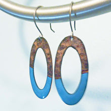 Load image into Gallery viewer, Had &amp; Half Enamel Earrings, OOAK

