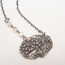 Load image into Gallery viewer, Flower Garden Pendant, Fine Silver
