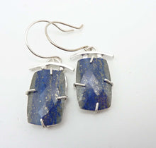 Load image into Gallery viewer, Archway Earrings, Lapis Lazuli and Sterling Silver
