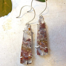 Load image into Gallery viewer, Lodolite Quartz Woodland Earrings
