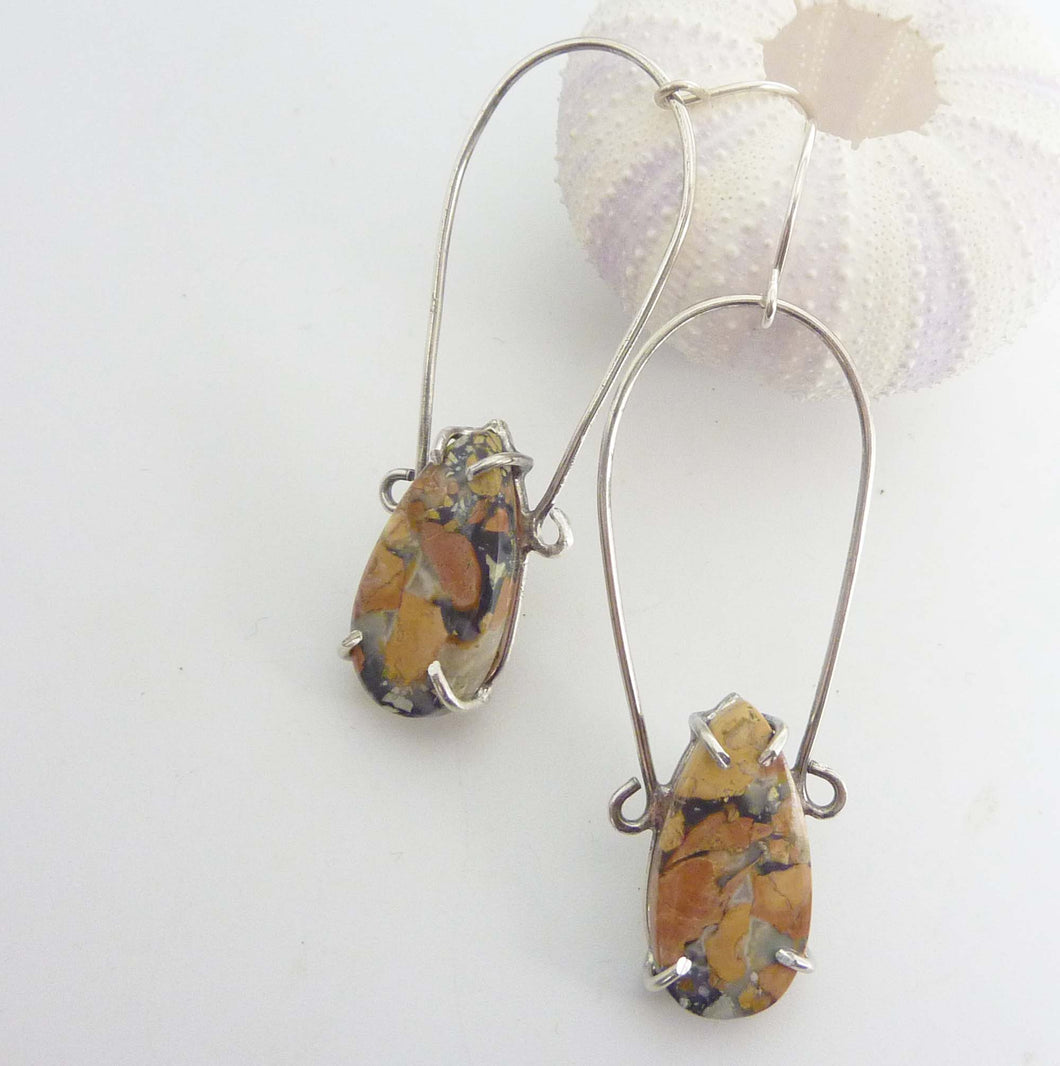 Maligano Jasper Mosaic Earrings