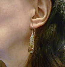 Load image into Gallery viewer, Lodolite Quartz Woodland Earrings
