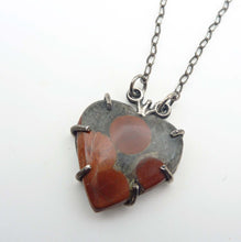 Load image into Gallery viewer, Peanut Obsidian Heart Pendant
