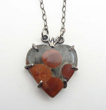 Load image into Gallery viewer, Peanut Obsidian Heart Pendant
