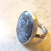 Load image into Gallery viewer, Pietersite Gemstone Twig Ring, One of A Kind
