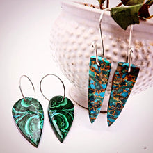 Load image into Gallery viewer, Turquoise Copper Earrings
